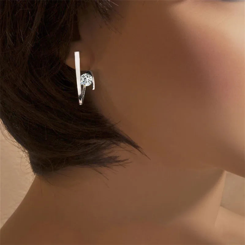 NOUVELLE STYLE SPIRAL HOOP EARRINGS