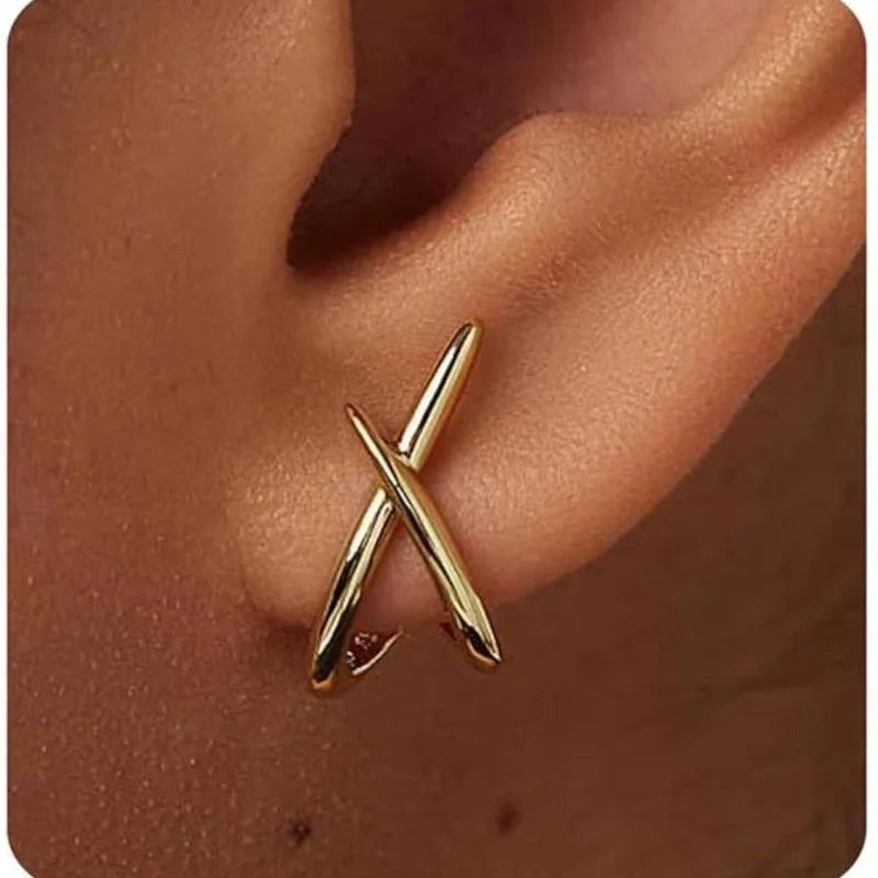 EDEN'S ALLURE CROSS EARRINGS