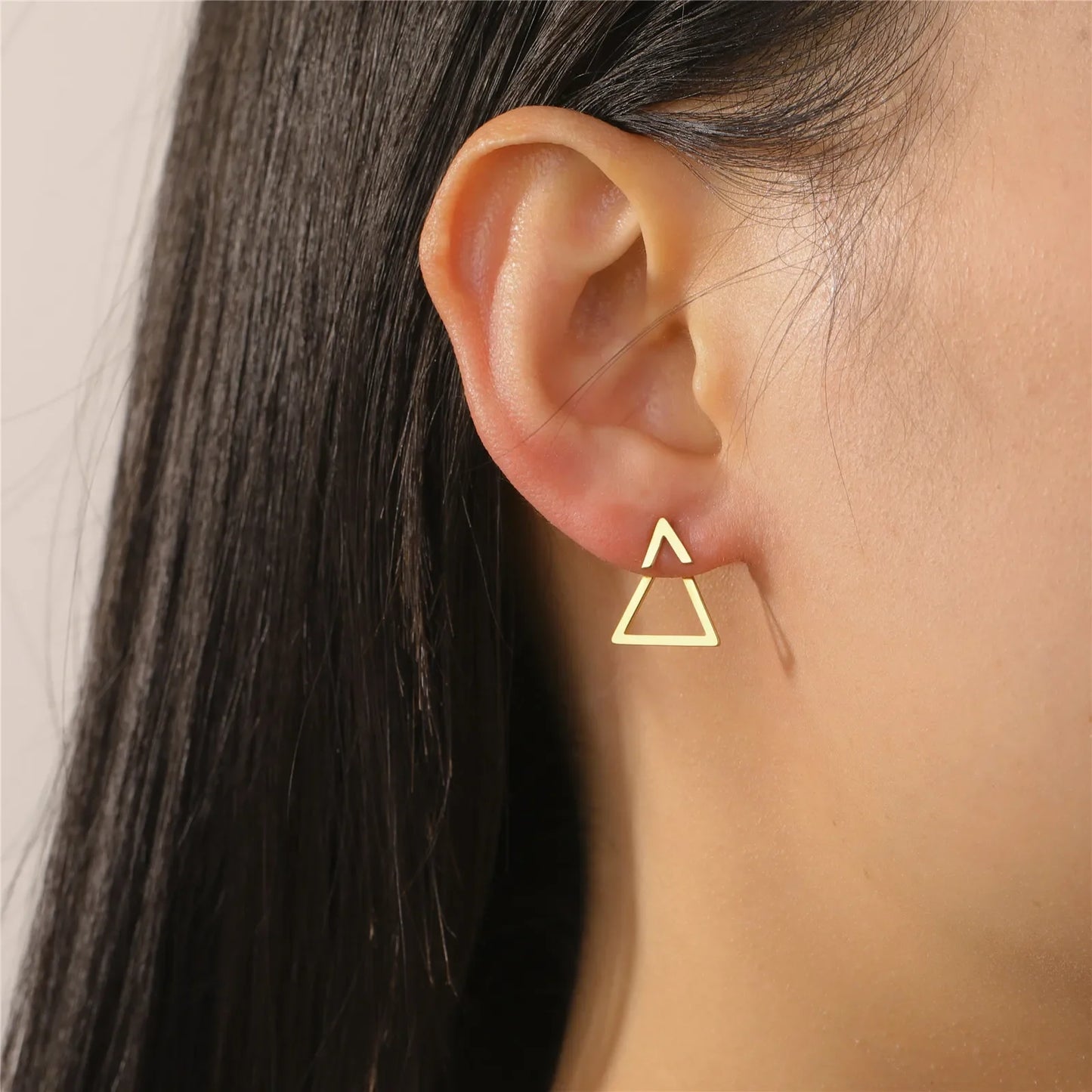 GEOMETRIC SPLIT EARRINGS