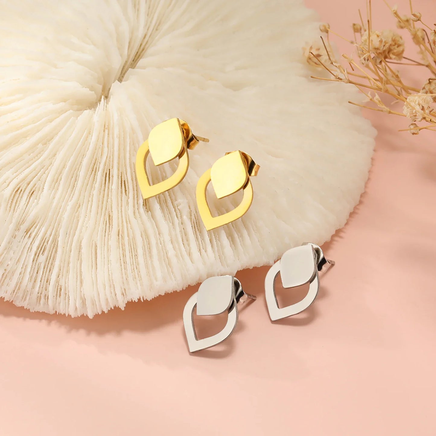 GEOMETRIC SPLIT EARRINGS