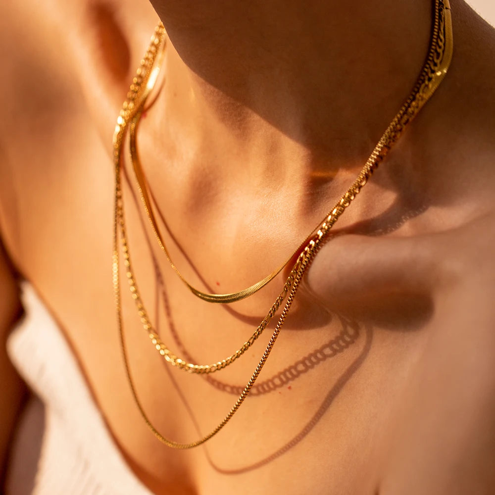 MARSEILLE ULTRA-THIN GOLD NECKLACE