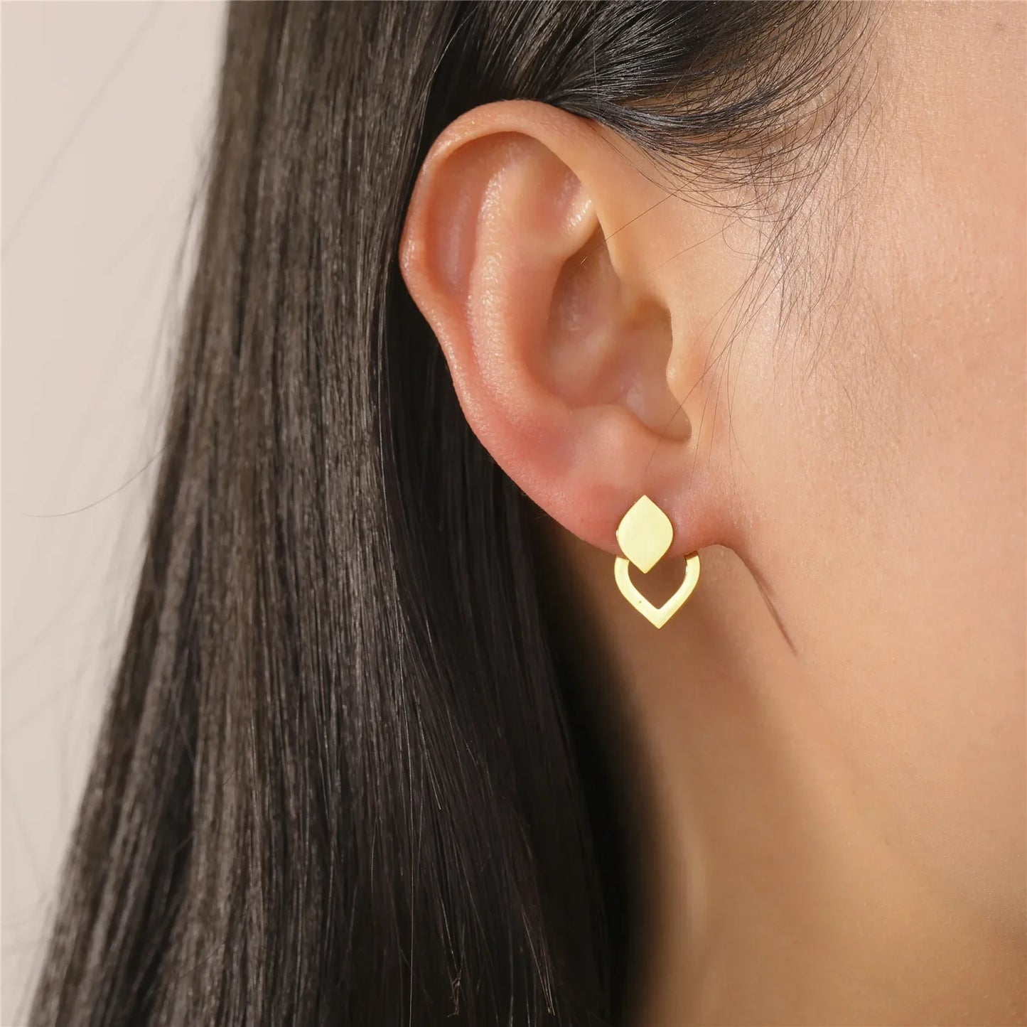 GEOMETRIC SPLIT EARRINGS