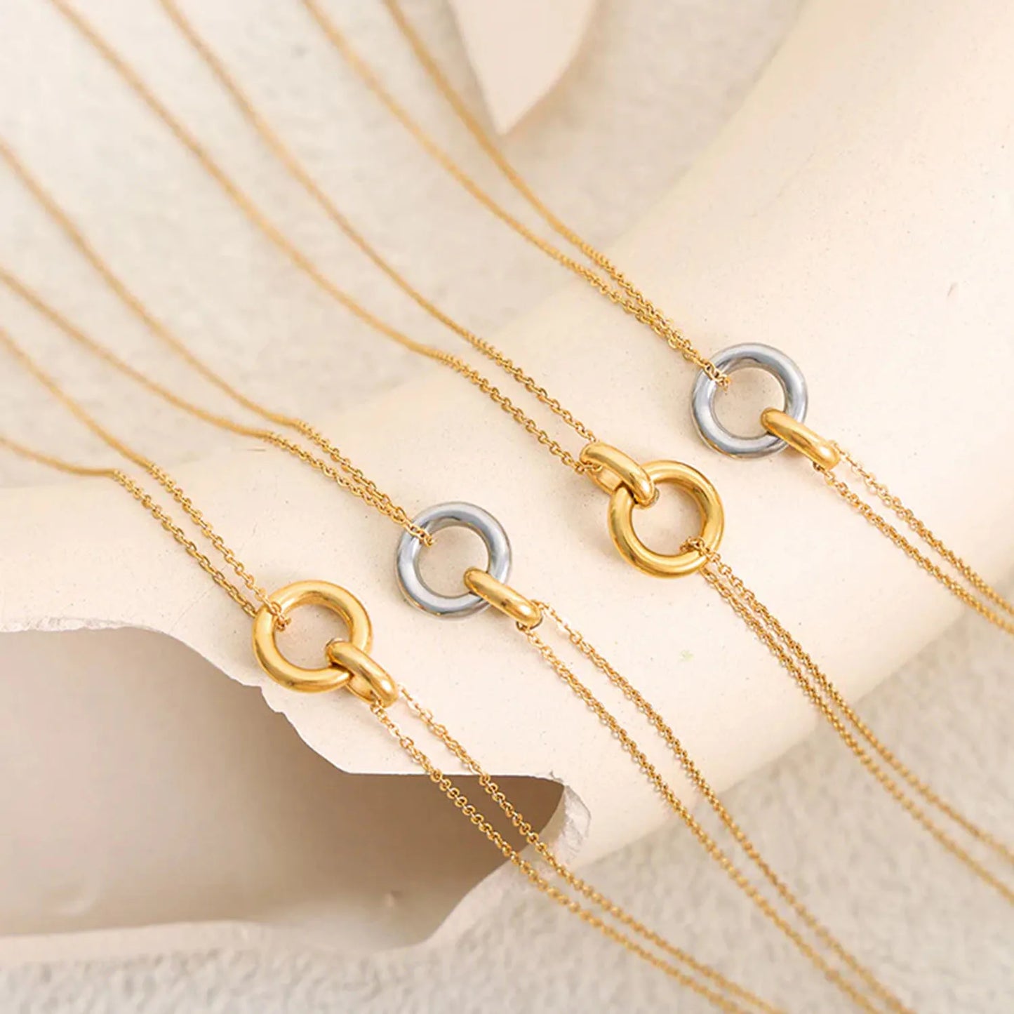 JUMELLE RING NECKLACE