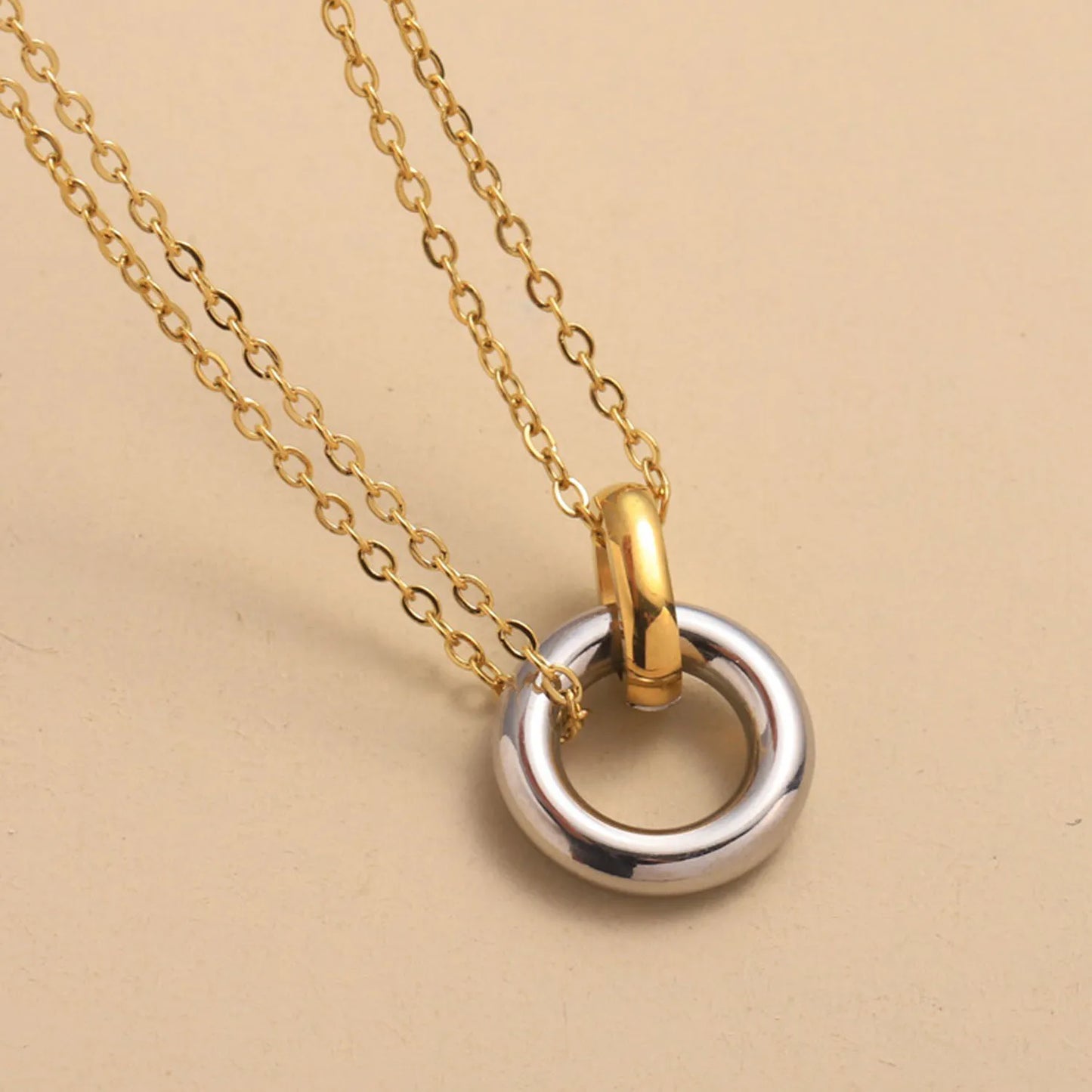 JUMELLE RING NECKLACE