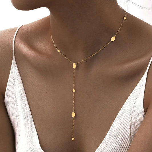CHALMET LARIAT NECKLACE