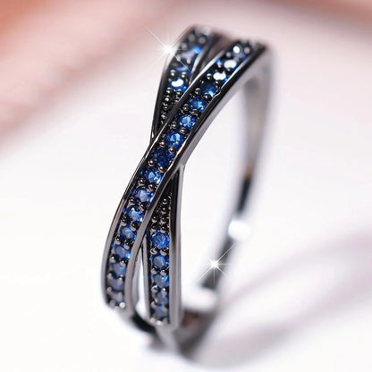 SELENE DIVINITY DUAL BAND RING