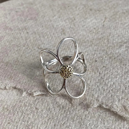 MARGUERITE SILVER RING
