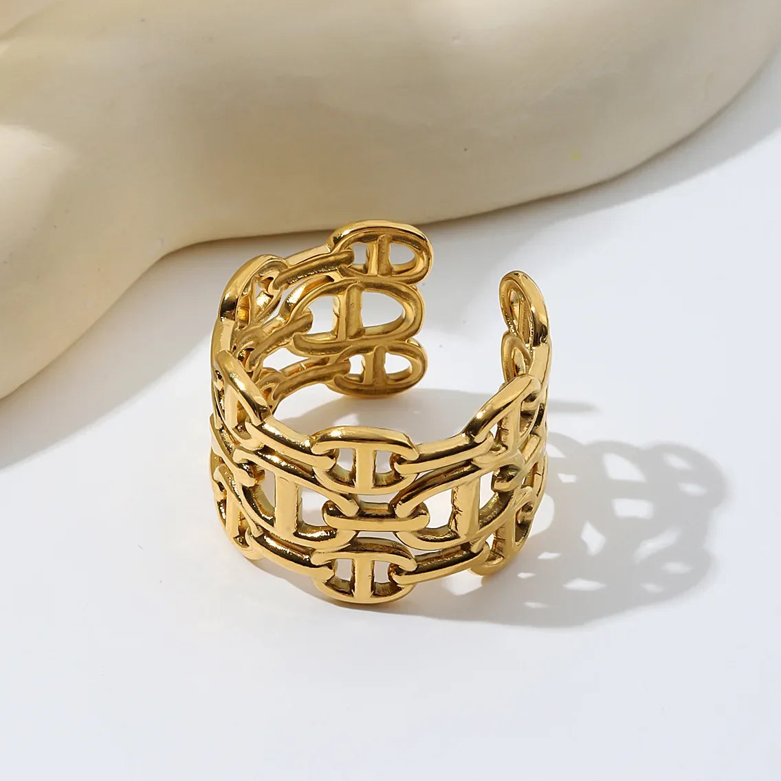 CADENZA CHAIN LINK RING