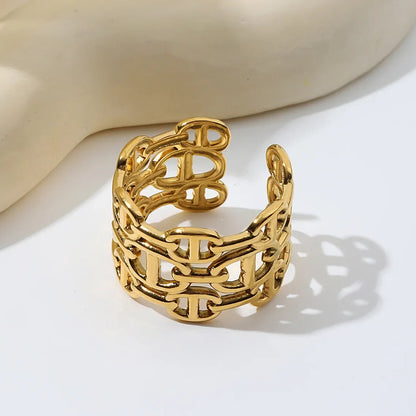 CADENZA CHAIN LINK RING