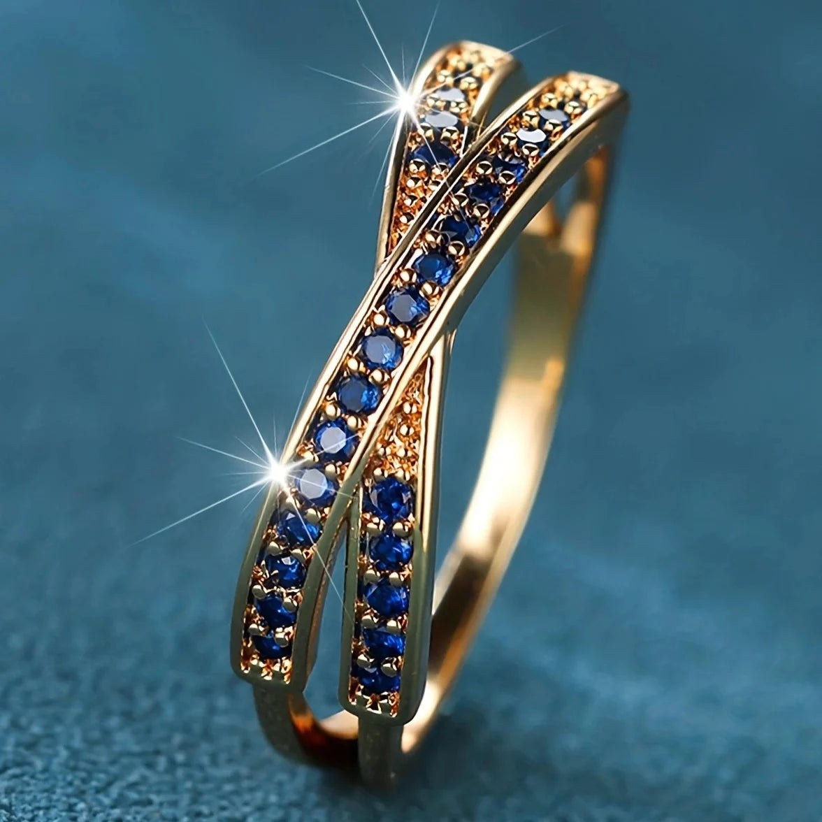 SELENE DIVINITY DUAL BAND RING
