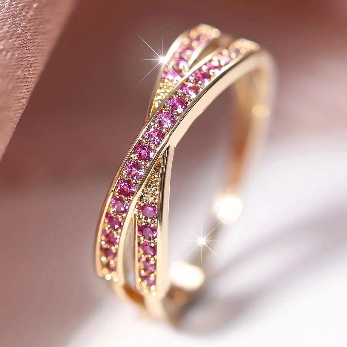 SELENE DIVINITY DUAL BAND RING