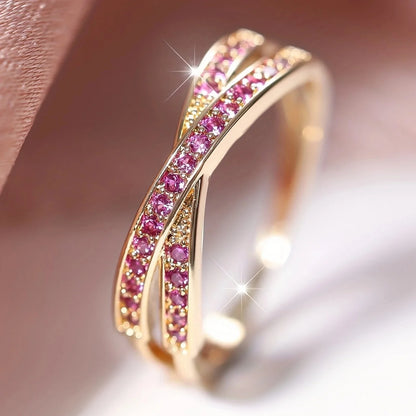 SELENE DIVINITY DUAL BAND RING