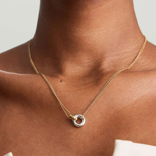 JUMELLE RING NECKLACE