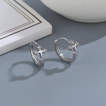 CHRISTINE'S FAITH HOOP EARRINGS