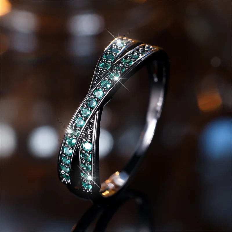 SELENE DIVINITY DUAL BAND RING