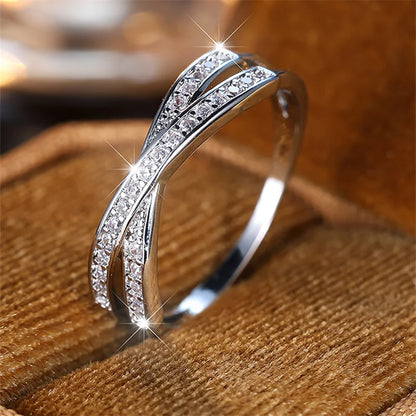 SELENE DIVINITY DUAL BAND RING