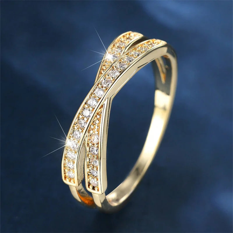 SELENE DIVINITY DUAL BAND RING