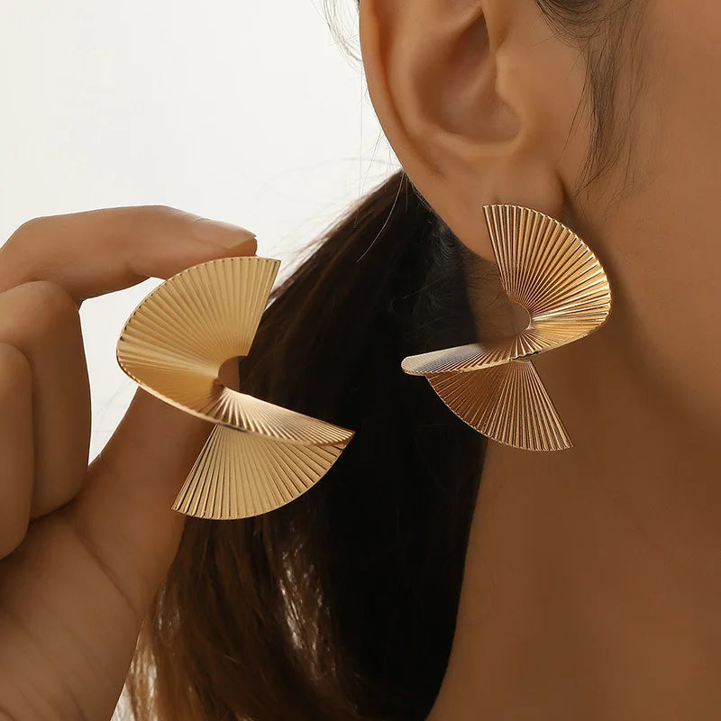 EVENTAIL D'OR TWIST EARRINGS