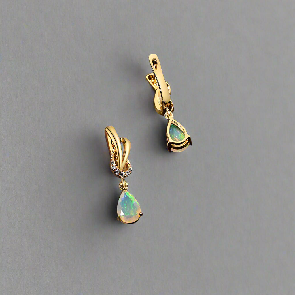 DE LUXE - ARC EN CIEL OPAL EARRINGS