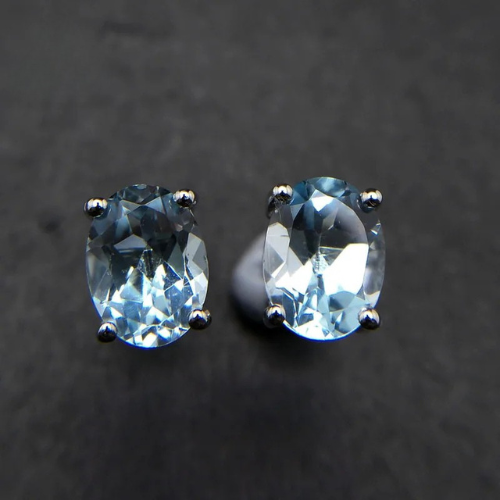 DE LUXE - BLEU CEIL TOPAZ EARRINGS